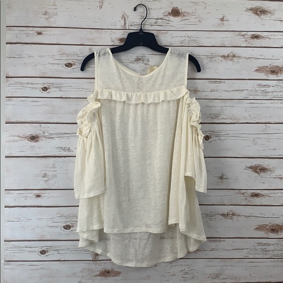 Anthropologie Tops - Anthropologie Cold Shoulder Top